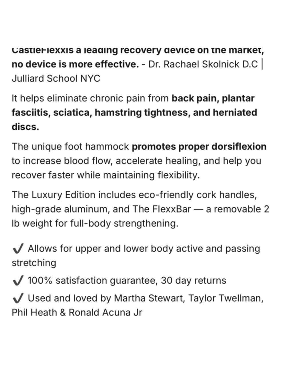 CastleFlexx strength and mobility bar - Picture 3 of 4